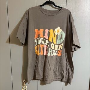 Feminist 2X graphic tee